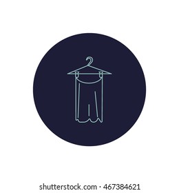 hanger, clothing, icon