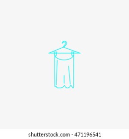 hanger, clothing, icon