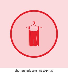 hanger, clothing, icon