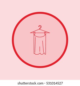 hanger, clothing, icon