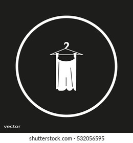 hanger, clothing, icon