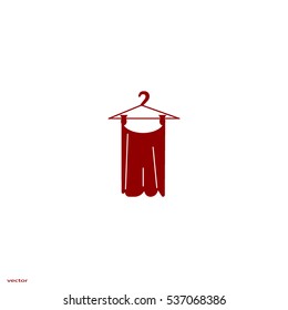 hanger, clothing, icon