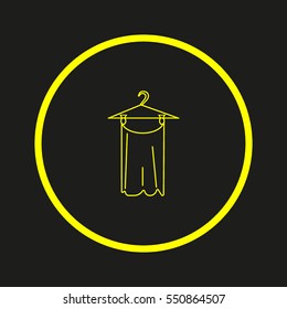 hanger, clothing, icon