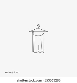 hanger, clothing, icon