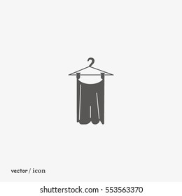 hanger, clothing, icon