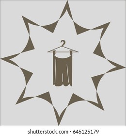 hanger, clothing, icon