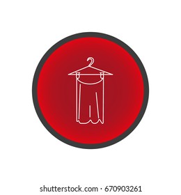 hanger, clothing, icon