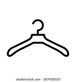 Hanger Clothing Icon Vector On Trendy Design