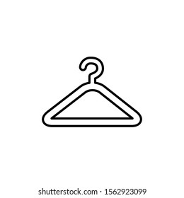 hanger commerce shopping line image icon illustration