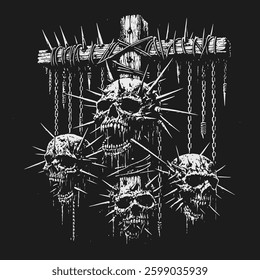 hanger for the dead during the war
