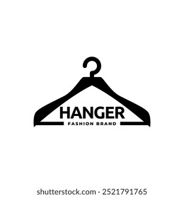 Hanger of fashion logo design vector