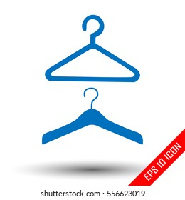 Hanger flat icon. Hangers logo. Hanger gear. Hanger symbol.