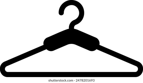 hanger glyph icon illustration vector
