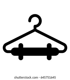 Hanger Glyph Vector Icon