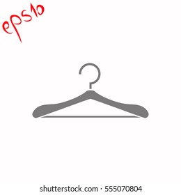 Hanger grey icon.