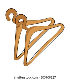 
Hanger Hand Drawn Vector Icon

