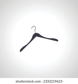 hanger icon. cloth hanger icon