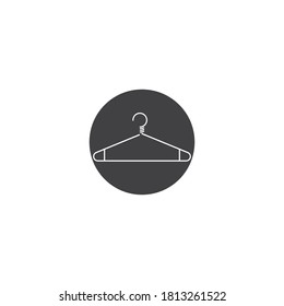 Hanger Symbol, Kleidung und Zubehör. Bilddesign-Symbol in Premium-Qualität. Zeichen und Symbol-Kollektionssymbol für Websites, Webdesign, mobile App auf weißem Hintergrund