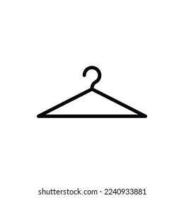 Hanger icon. Clothes hanger vector sign