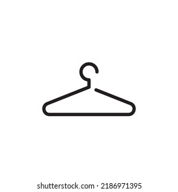 hanger icon, coat hanger, for dressing room