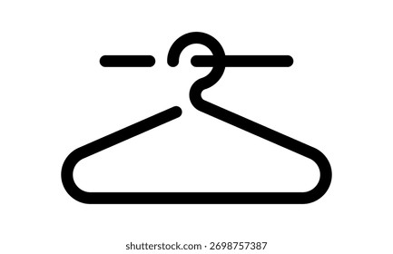 Hanger icon. Colored vector illustration.