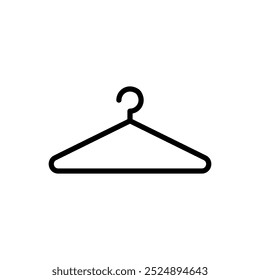 Diseño de icono de suspensión. Símbolo de perchero.