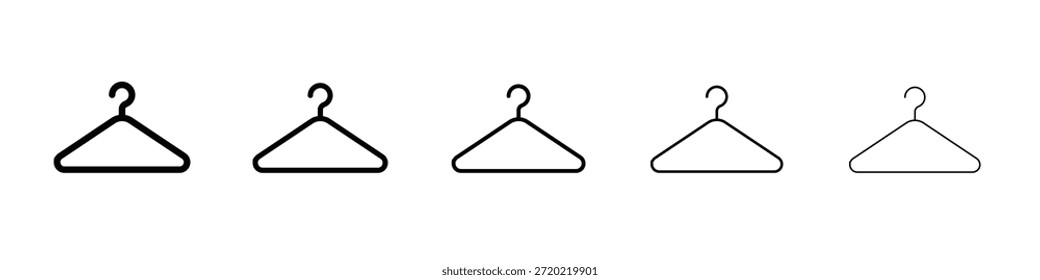 Desenho de ícone de cabide, logotipo, aplicativo, UI. Ilustração vetorial, EPS