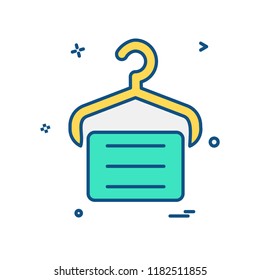 Hanger icon design vector