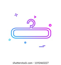 Hanger icon design vector