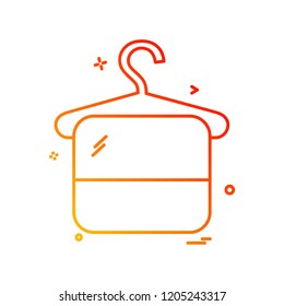 Hanger icon design vector
