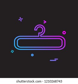 Hanger icon design vector