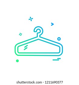 Hanger icon design vector