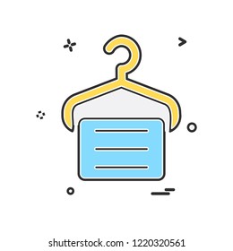Hanger icon design vector