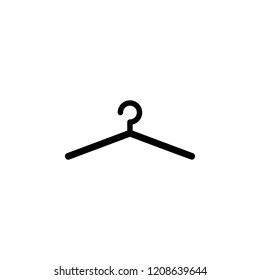 Hanger icon. Element of clothes and accessories. Premium quality graphic design icon. Signs and symbols collection icon for websites, web design, mobile app on white background