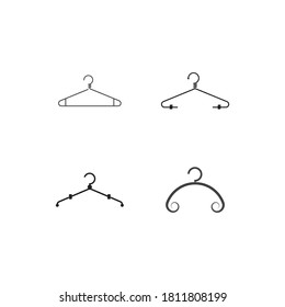 
Icono de la percha. Elemento de ropa y accesorios. Icono de diseño gráfico de calidad superior. Icono de colección de carteles y símbolos para sitios web, diseño web, aplicación móvil sobre fondo blanco