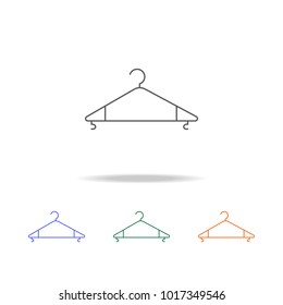 Hanger icon. Element multi color female accessories icons for mobile concept and web apps. Thin line  icon for website design and development, app development. Premium icon on white background