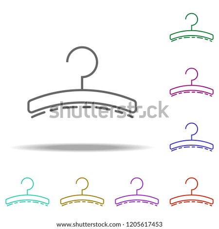 hanger icon. Elements of Beauty, make up, cosmetics in multi color style icons. Simple icon for websites, web design, mobile app, info graphics