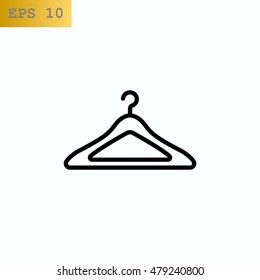 Hanger icon flat.