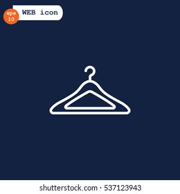 Hanger icon flat.