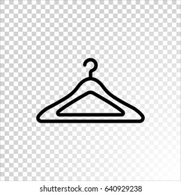 Hanger icon flat.