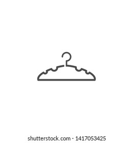 Hanger icon flat design vector template