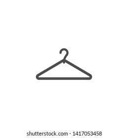 Hanger icon flat design vector template