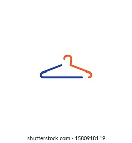 Hanger icon flat design vector template