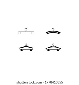 
Hanger icon flat design vector template