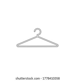 
Hanger icon flat design vector template