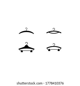 
Hanger icon flat design vector template