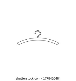 
Hanger icon flat design vector template