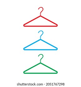 Hanger icon flat design vector template