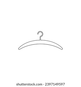 
Hanger icon flat design vector template