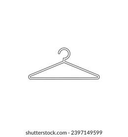 
Hanger icon flat design vector template